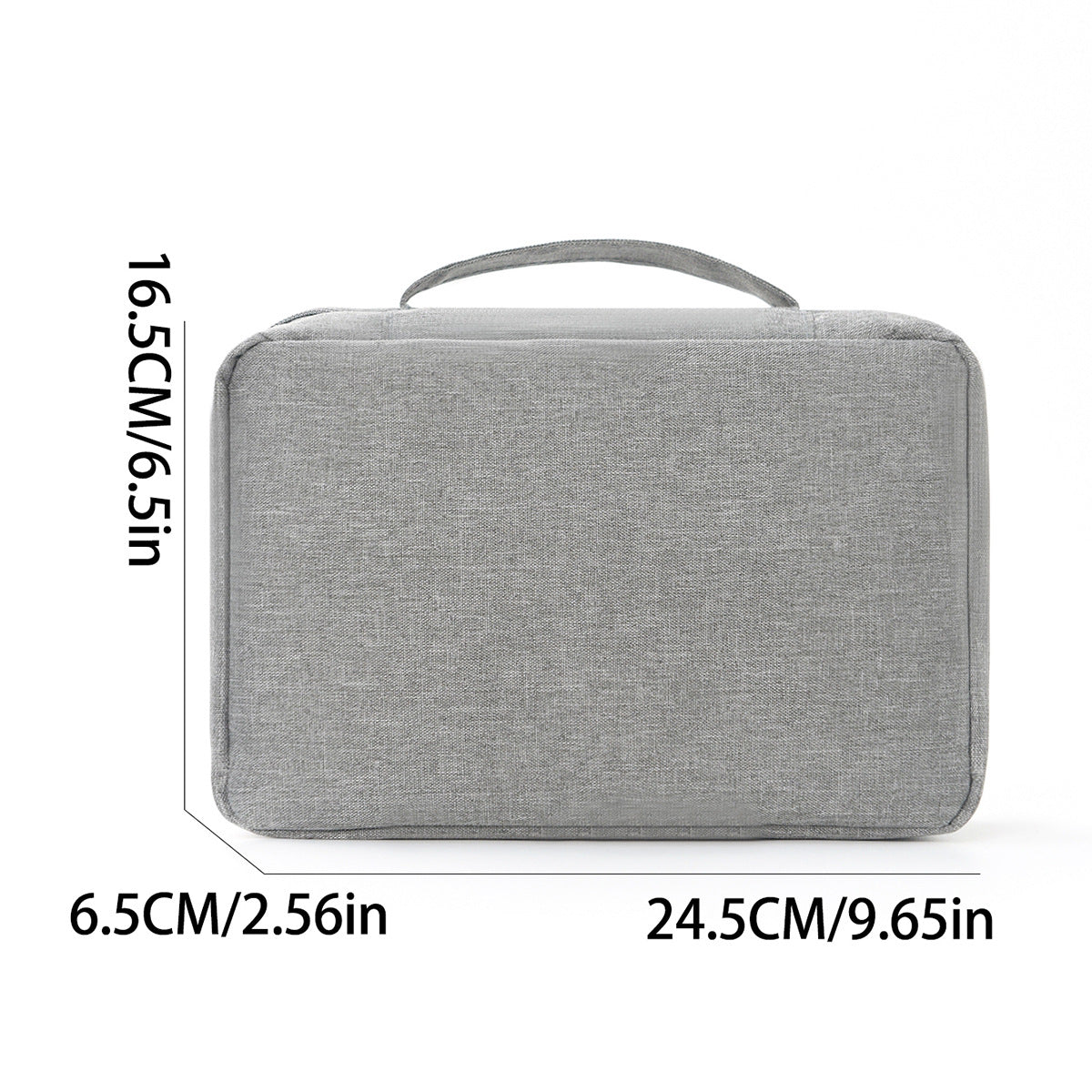 Portable Hanging Toiletry Bag with Dry Wet Compartments